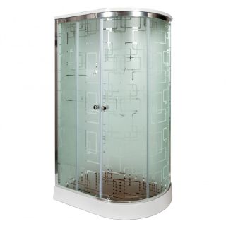 Душевая кабина Deto ЕМ1511 L с гм. и эл. 110х80х220 см